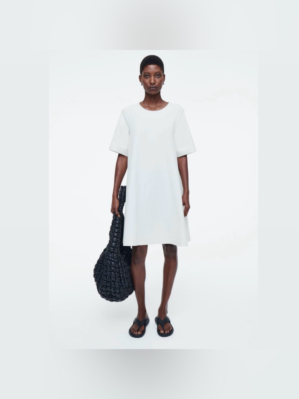 COS Flared Mini T-shirt Dress